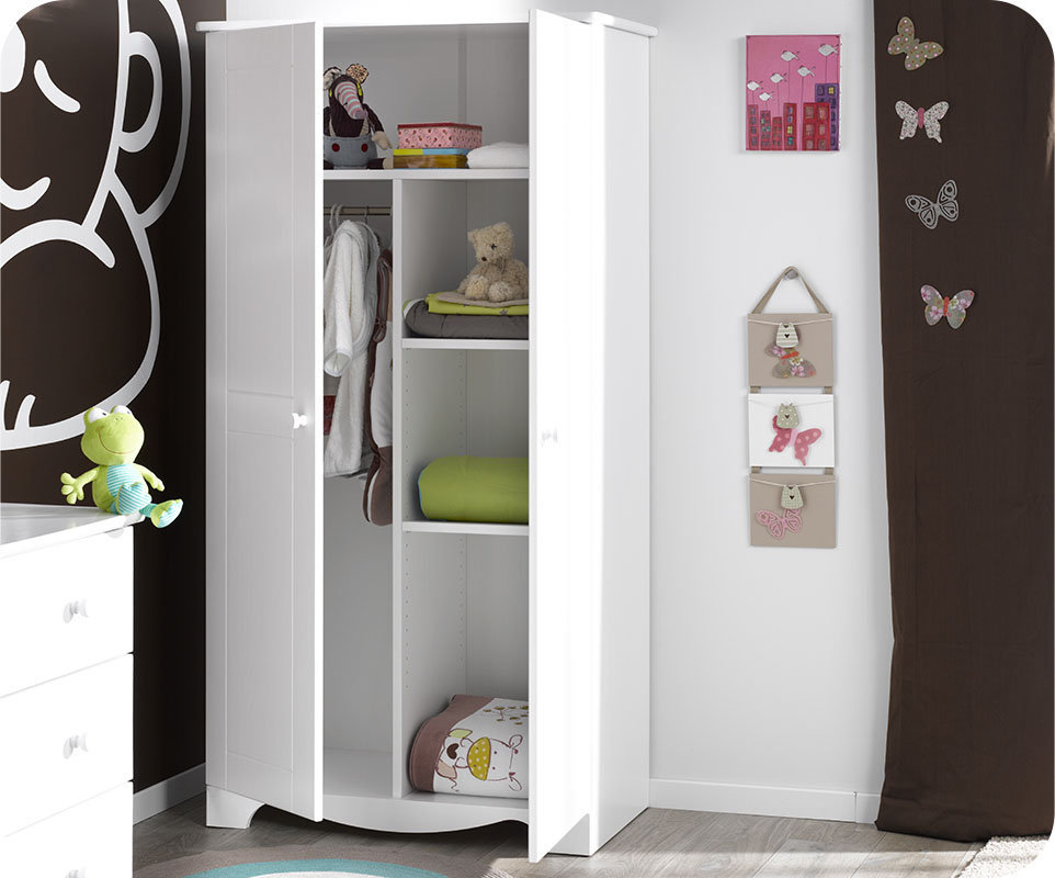 Comprar Armario juvenil de madera maciza color blanco NATURE Adesivo De Janela ~ Comprar Armario juvenil de madera maciza color blanco NATURE