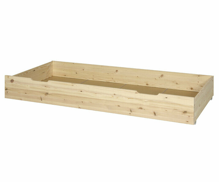 Cajn de almacenaje para cama madera natural - Hida