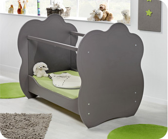 Cuna ALTEA Chocolate 60x120cm  Convertible en sof&aacute;
