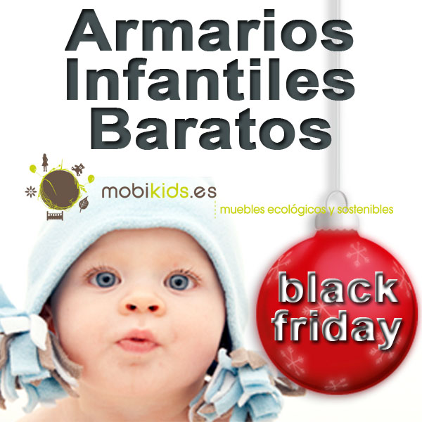 Armarios infantiles baratos en el Black Friday en Mobikids