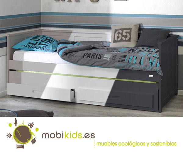 Sofá cama nido juvenil del modelo Swam