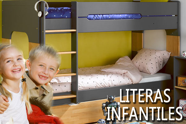 Literas infantiles y literas juveniles, precios de segundas rebajas