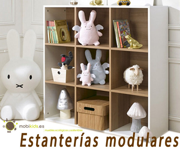 Decora el dormitorio de tus hijos con nuestras estanterías modulares