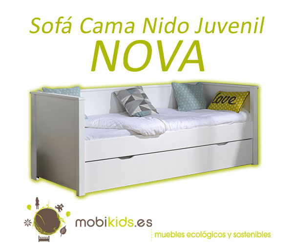 Completa el dormitorio de tus hijos con nuestro nuevo Sofá Cama Nido Juvenil