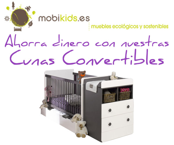 Cunas convertibles baratas para tu bebé