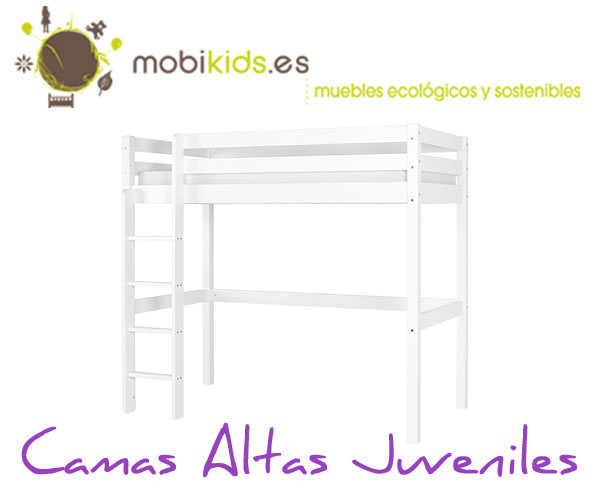 Camas altas juveniles para la habitación de tus hijos