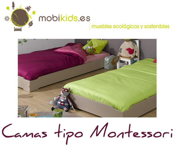 Camas tipo Montessori, camas apilables