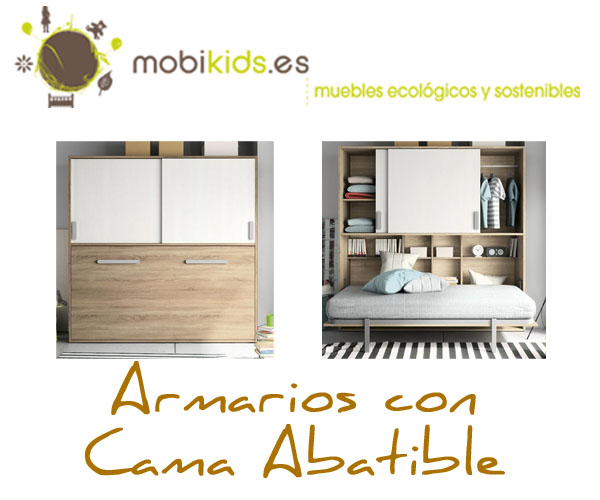 Armario con cama abatible