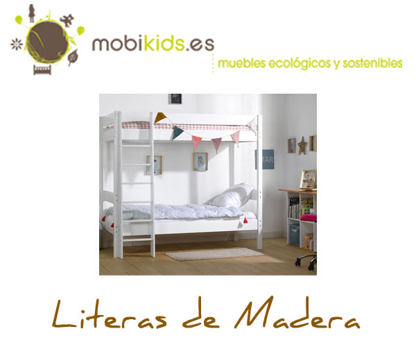 Literas de madera para tus hijos