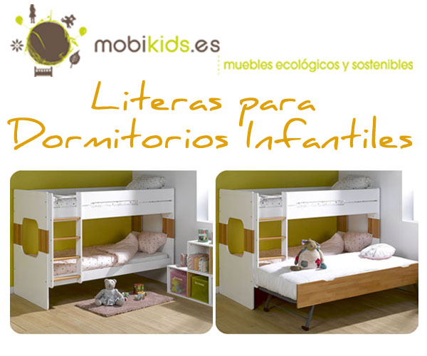 Literas para dormitorios infantiles