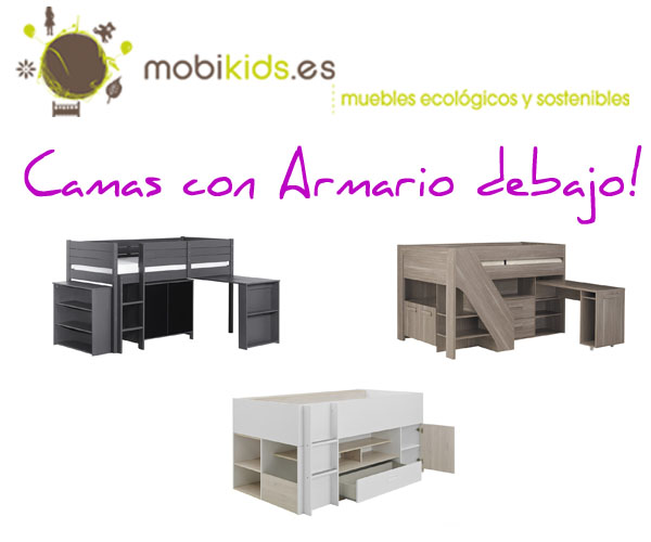 Cama con Armario debajo