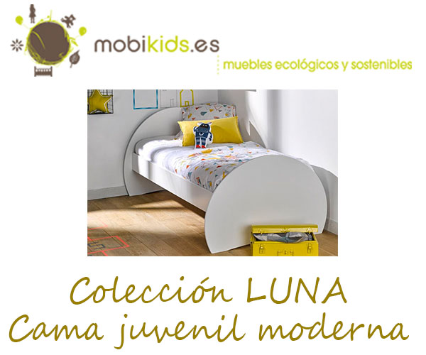 Cama juvenil moderna; muebles de bebé y juveniles