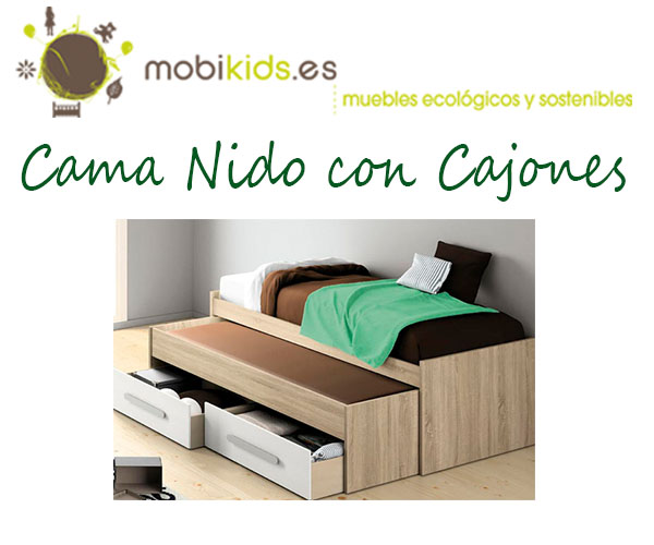 Cama nido con cajones