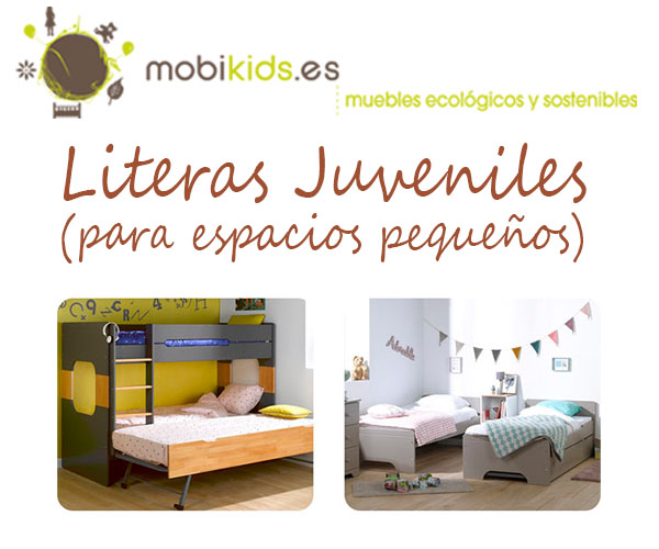 Literas juveniles para espacios pequeños