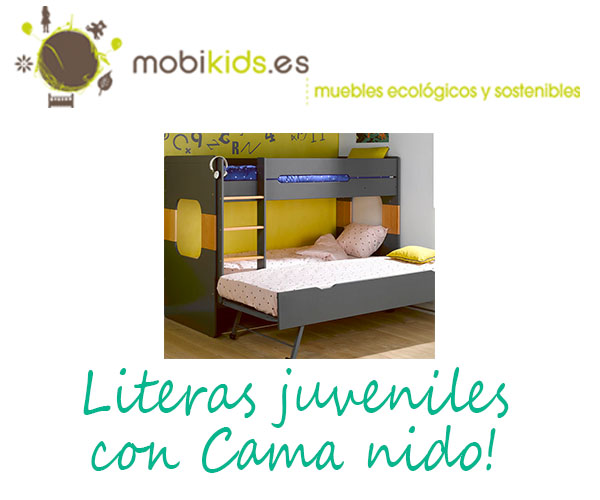 Literas juveniles con cama nido