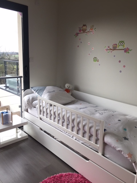 Bali Sofa cama Blanca con barreras