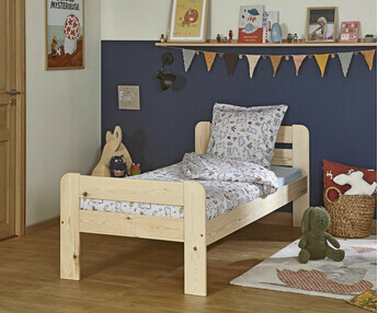 Cama infantil de madera maciza - Beddy 90x190 cm