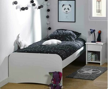 Cama TWIST Blanca 90x190cm