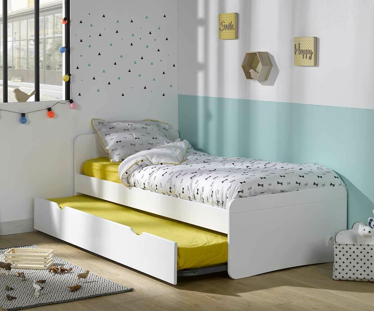 Cama nido juvenil 90x190 Lemon Blanca