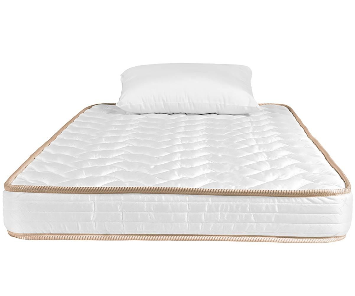 cama juvenil 144 x 74 x 120 cm colchón y somier flexible iGLOBAL Cama infantil color blanco cama infantil 