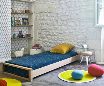 Cama Montessori apilable Mendi 90