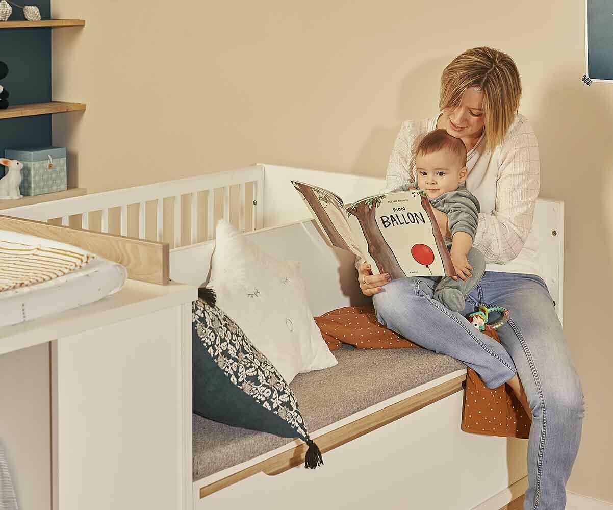 Cuna Combinada Convertible Angel Cuna Todo En 1