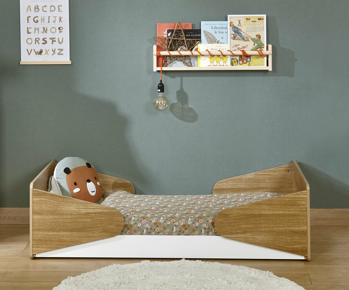 Pack cama infantil convertible con colchón 70x140 cm - Nugi