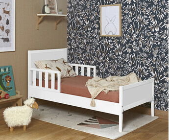 Cama Infantil con Barreras - Ari. Madera Maciza