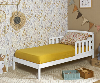 Cama Infantil - Kanto, 70x140 cm, con somier y colchón incluidos