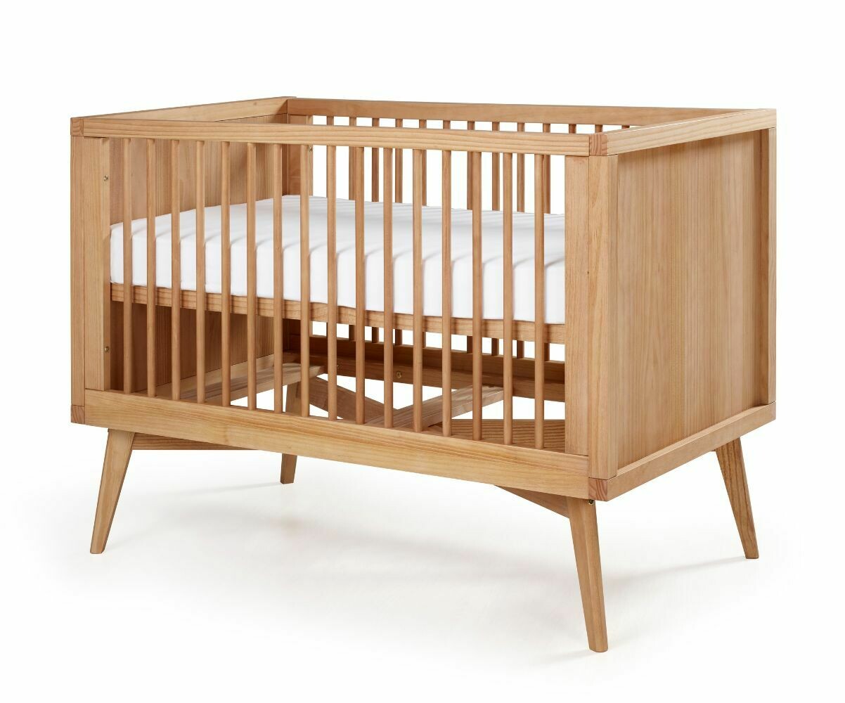 Cuna Bebé Convertible - Jany. Mueble 3 en 1, fabricada en Madera Maciza