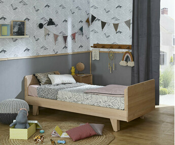 Cama Nido Con Colchn Plegable - Natura