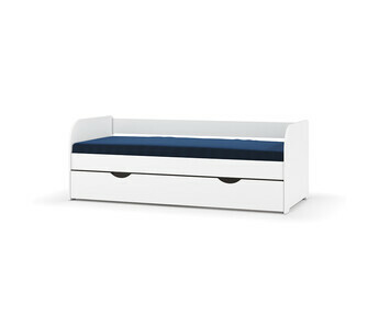 Sof� cama nido, acabado blanco, colchones en opci�n.