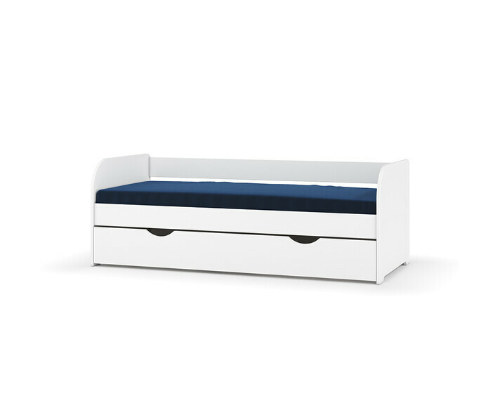 Sof� cama nido, acabado blanco, colchones en opci�n.