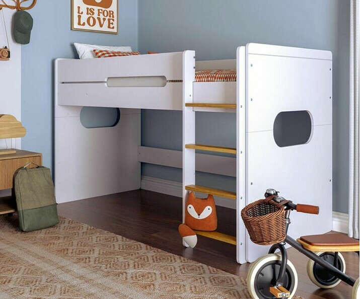 Cama media alta, 90x190 Spark.