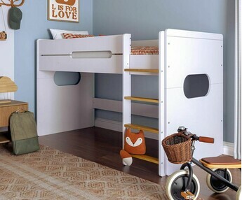 Cama media alta con colchón - Spark