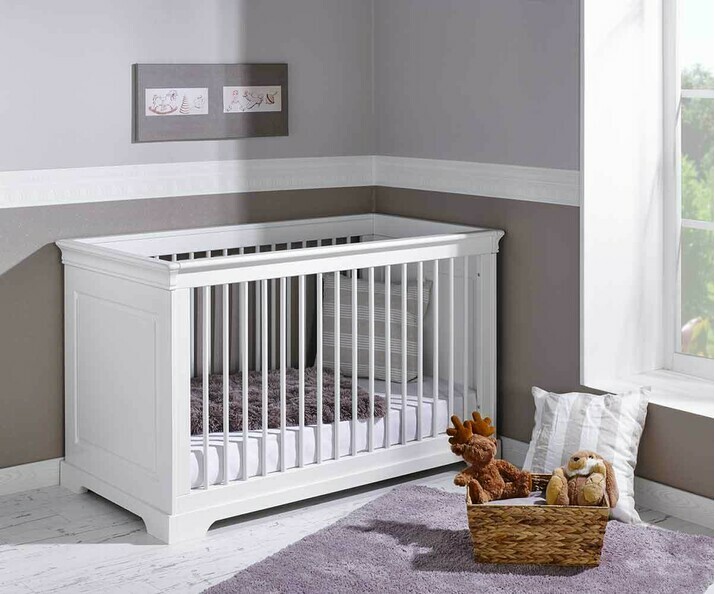 Cuna convertible 70x140cm, Blanca, Mel
