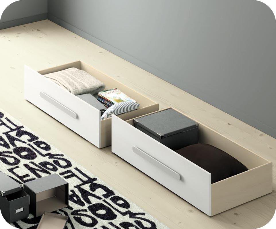 Cajones Blancos para Cama Nido