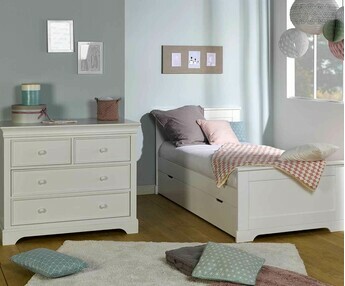Dormitorio Mel Blanco - Set de 2 muebles