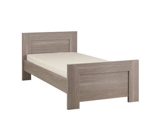 Cama juvenil Auckland 90x190cm, Roble Mobila