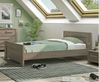 Cama juvenil con somier y colchón - Auckland