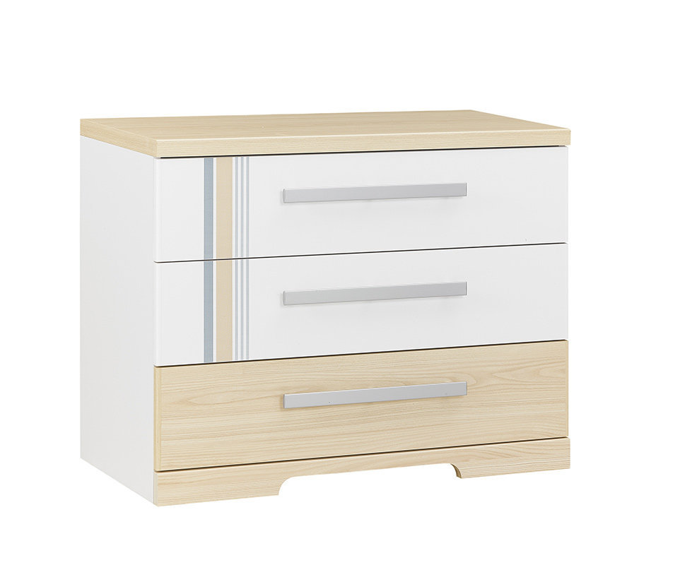 Dormitorio juvenil BORA 4 Muebles, Blanco y Madera