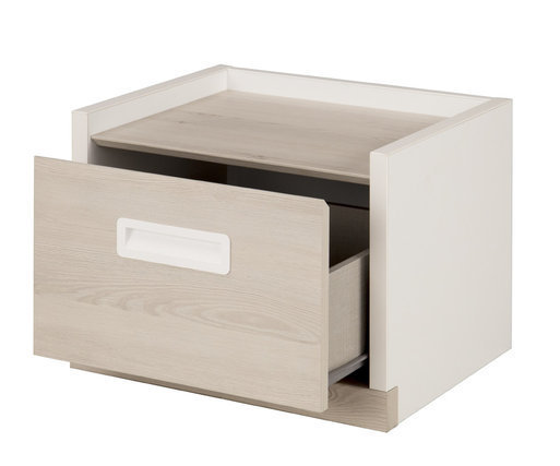 Dormitorio juvenil LEO de 4 Muebles Blanco y Madera