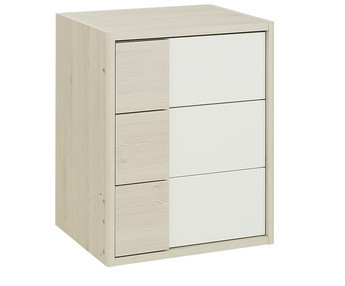 Cmoda Lili Blanca y Madera
