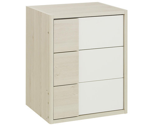 Cmoda Lili Blanca y Madera