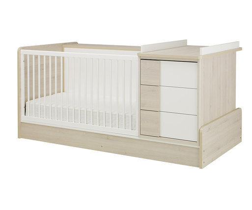 Cuna evolutiva combinada Lili Blanca y Madera