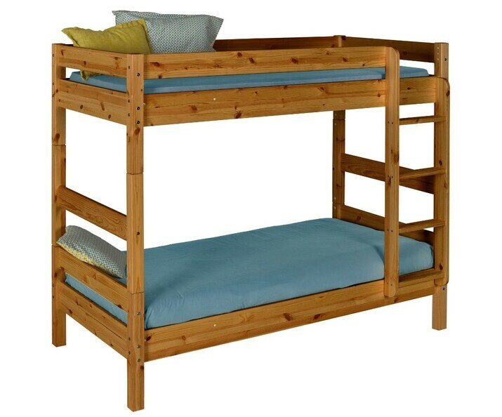 Litera separable infantil Wood, acabado miel