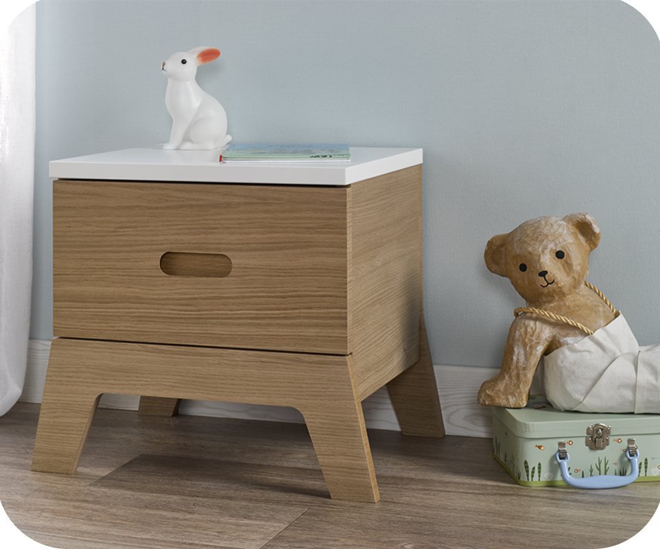 Dormitorio juvenil ALOA de 4 Muebles Blanco Madera