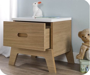 Dormitorio juvenil ALOA de 4 Muebles Blanco Madera