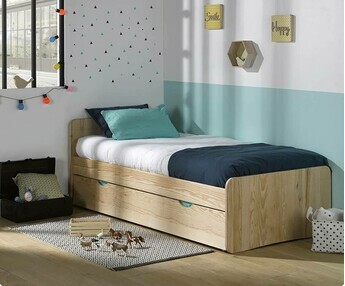 Cama infantil  Willow natural Con Cajn (Opcional)