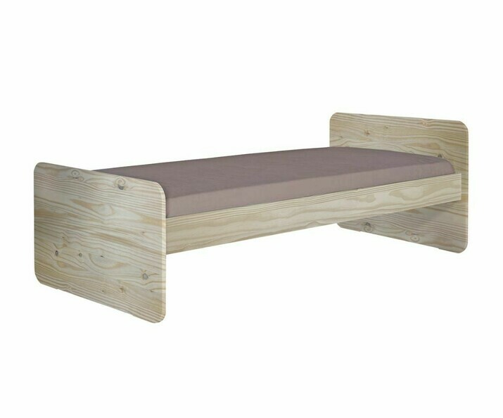 Cama infantil Lemon, acabado madera natural